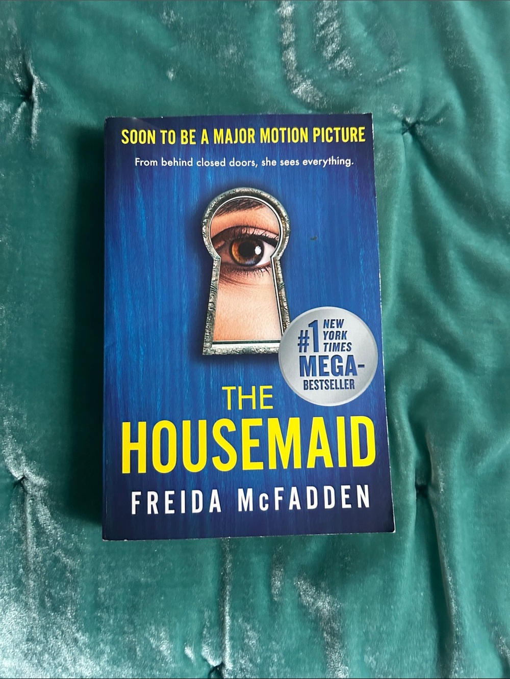 Freida McFadden The Housemaid Paperback - Blue Cover